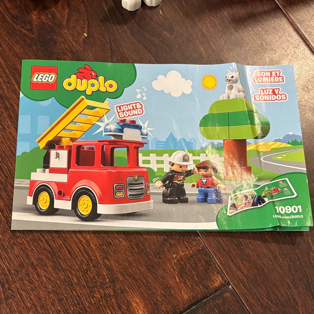 LEGO DUPLO Fire Engine with Light & Sound - Red and White